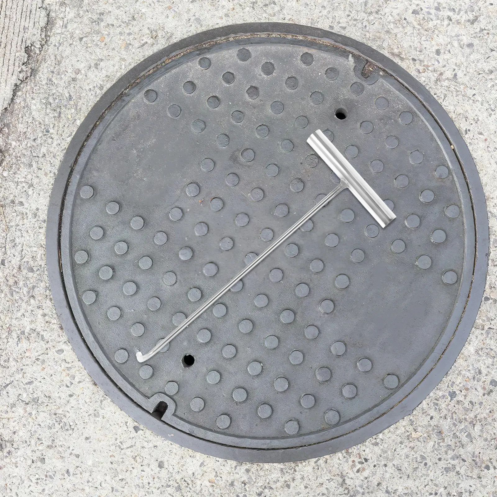 

Усиленный ручной крюк для люков из нержавеющей стали, многофункциональный подъемный инструмент Т-образной формы для дверных люков, усиленные крюки для люков