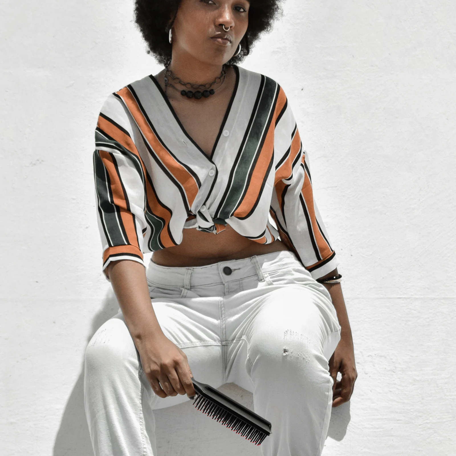 12 قطعة فرش شعر للنساء وسادة هوائية أمشاط تدليك فروة الرأس مدلك وفك تشابك وسادة بلاستيكية أمشاط لجميع أنواع الشعر #2