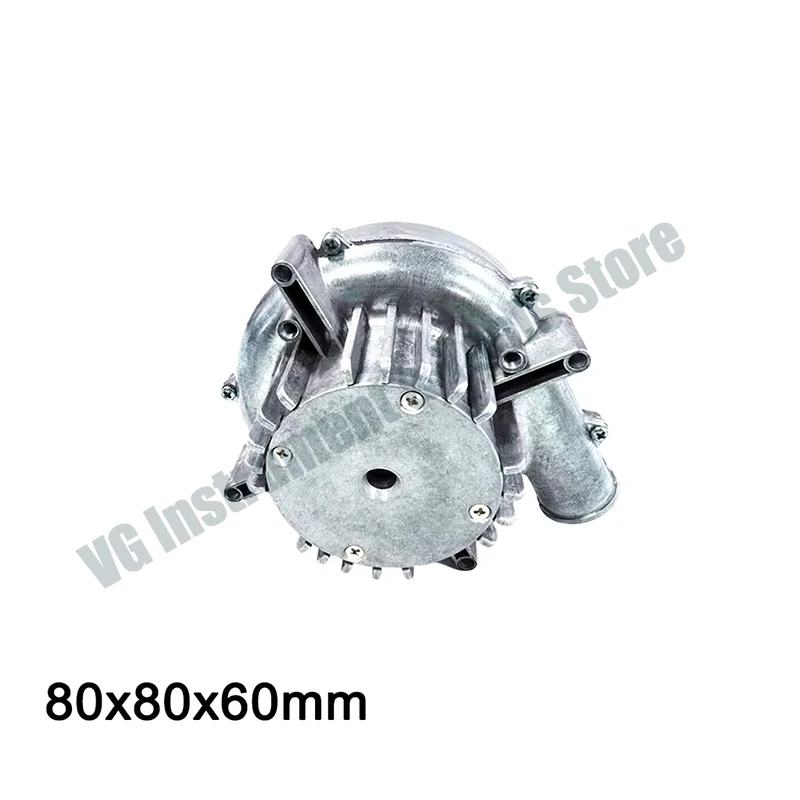 Kipas Sentrifugal DC 24V Tekanan Tinggi 18.6kPa Motor DC Tanpa Sikat Peniup Udara Turbo Aluminium Tahan Air untuk Penggunaan Industri