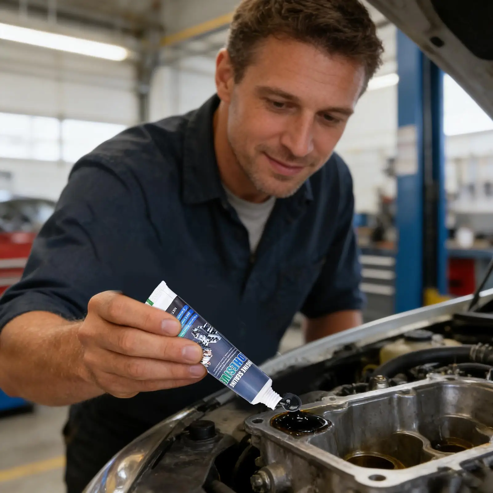 Multi-Functional Auto Silicone Sealant Car Gasket Glue Waterproof Sealant for Engine Differential Exhaust Transmission Oil Repai