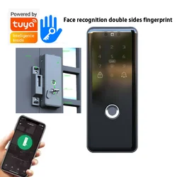 Face recognition Rim door lock Double sides fingerprint Password Card Tuya TTlock Remote control Sync existing Digital Door Lock