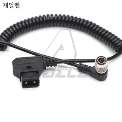 DTAP to  4 pin Right angle elbow plug for Sound Devices 688 633 Zoom F8 Power Cable ZAXCOM