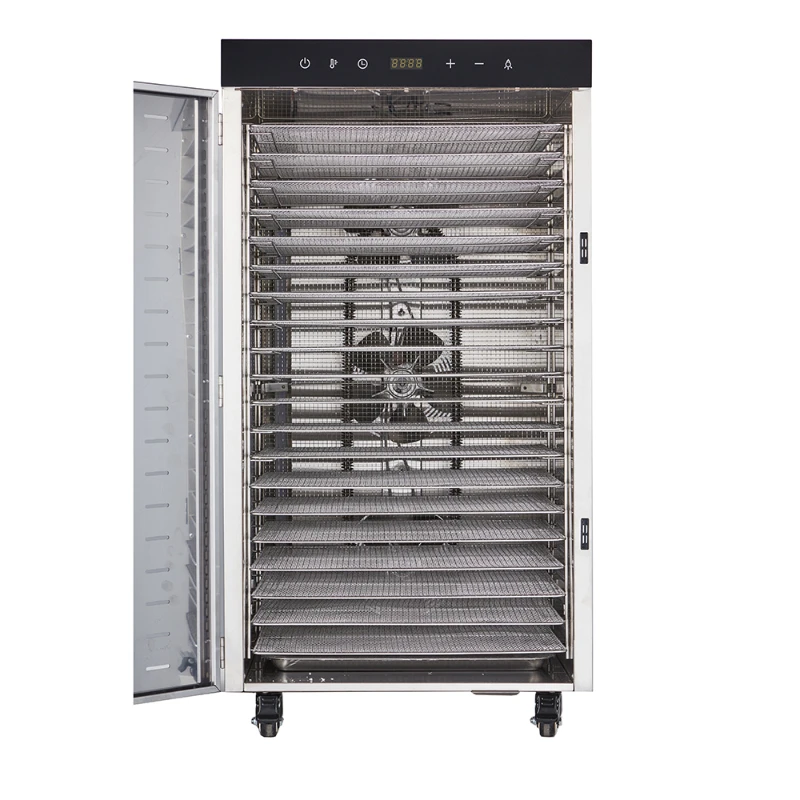 

Wholesale Stainless Steel Single Zone 20 Layers Electric Food Dehydrator Machine Commercial Fruit Meat Dryer Dehydrator