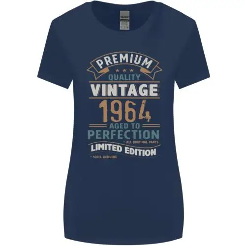 Premium Vintage 60th Birthday 1964 Womens Wider Cut T-Shirt