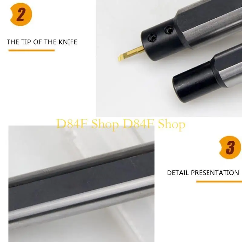 D84F Boring Tool Bar SHB12-3 to SHB20-8 H.H.S Small Diameter Shank Sleeve Milling