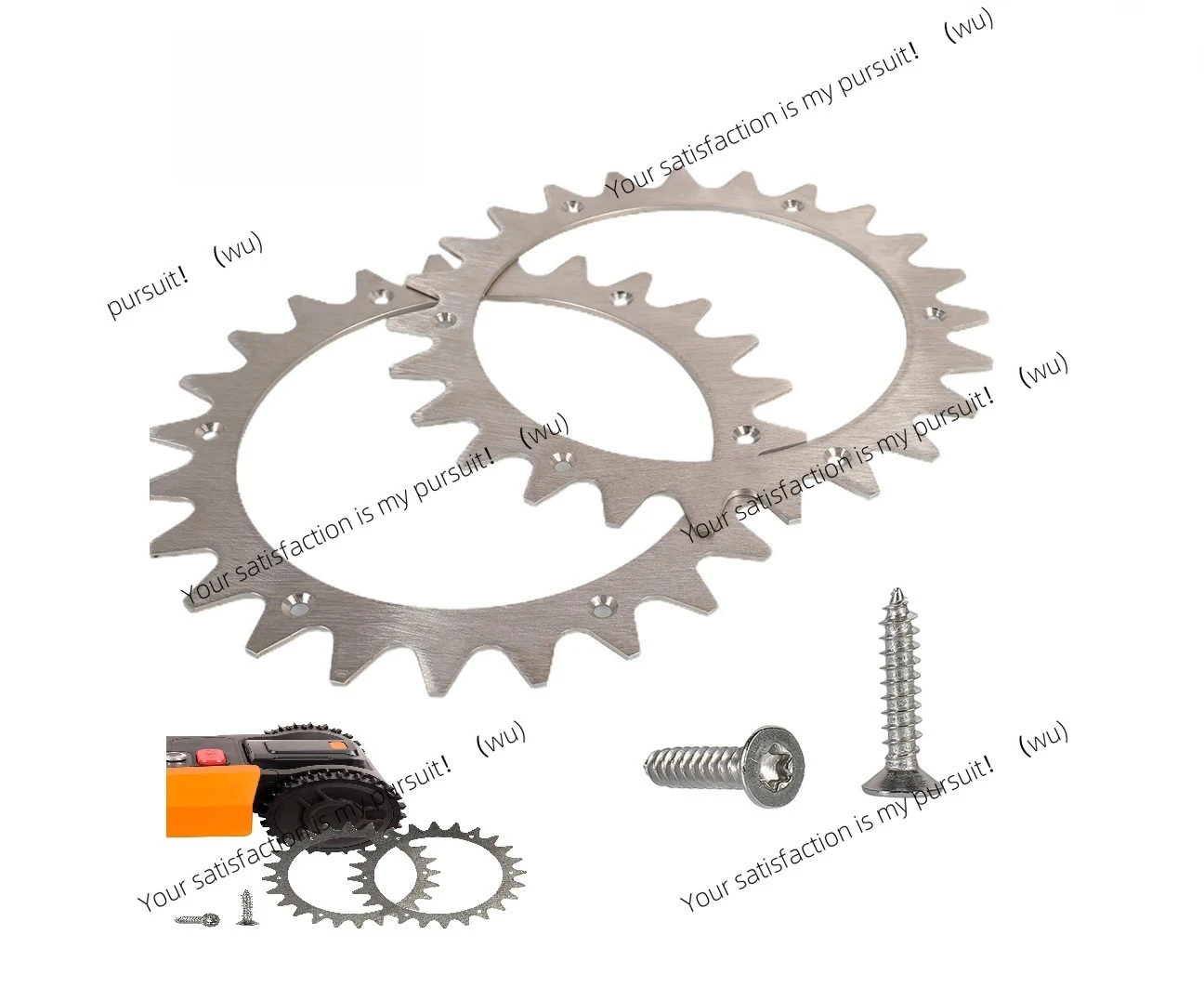 225/205Lawn Mower Robot Traction Wheel S&M&L Robotic Spikes For Accessories Worx Landroid Parts Lawn Mower Prevent Lawn Robot