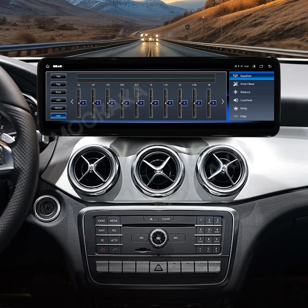 Car Accessories Radio For Benz GLA A-Class CLA 2016-2018 Android GPS Navigation Multimedia Stereo Receiver Head Unit Offline