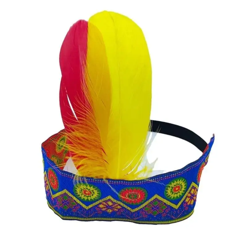 

31BB Peacocks Kids Adults Hair Band Headdress HairAccessory for Night Party