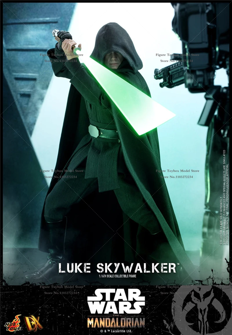 HotToys HT DX22B 1/6 Luke Skywalker Male Action Figure Star Wars Series Mandalorian Original Simulation 12