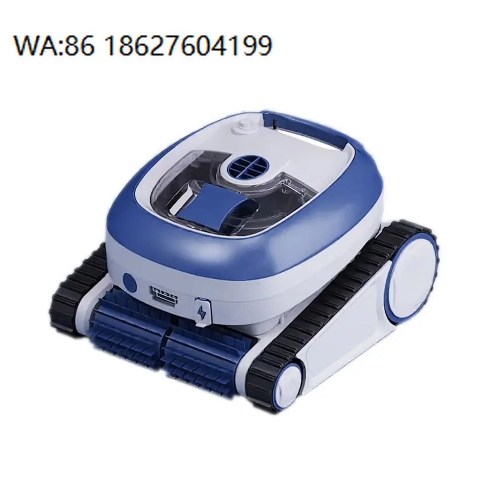 For Robotic Pool Cleaner with Wall Climbing Function, Automatic Cordless Pool Vacuum for Inground Above Ground Swimming Pools Cr