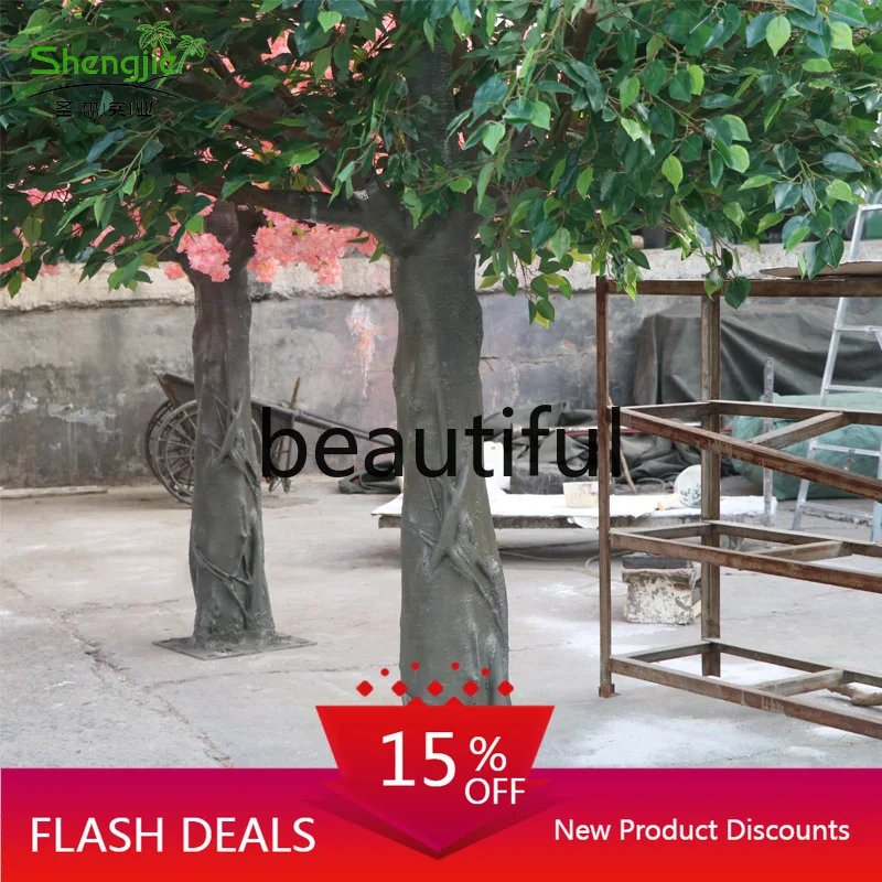 

zJ Simulation of fake FRP banyan tree outdoor flame retardant landscaping fake banyan tree simulation