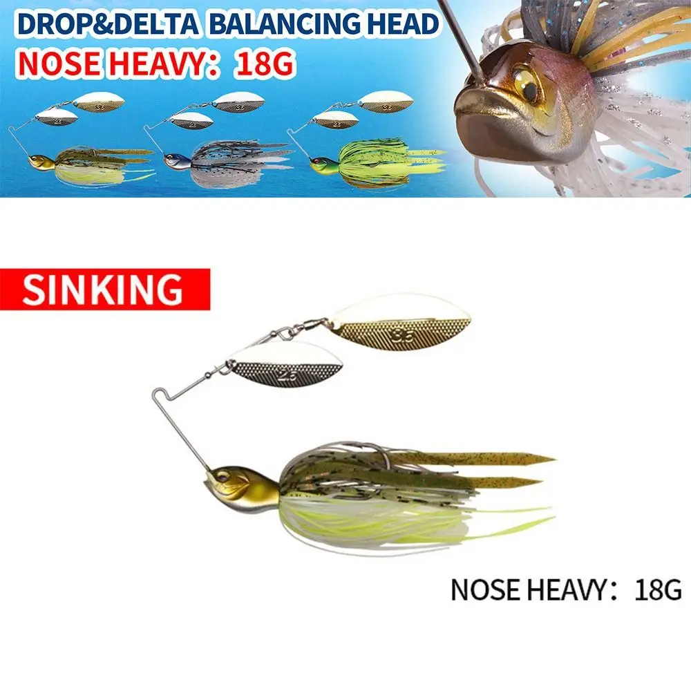 tassel chatter Flap Walleye Buzzbait spinner bait bass pike walleye Beard fishing lure