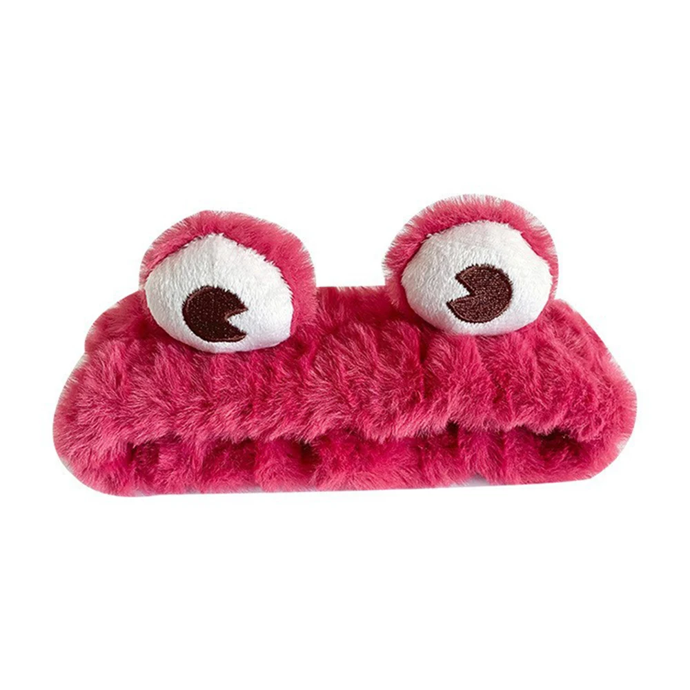 Funny Frog Big Eye Makeup Headband Wide-brimmed Elastic Hairbands Cute Girls Hair Bands Women Hair Accessories Girls Hairband