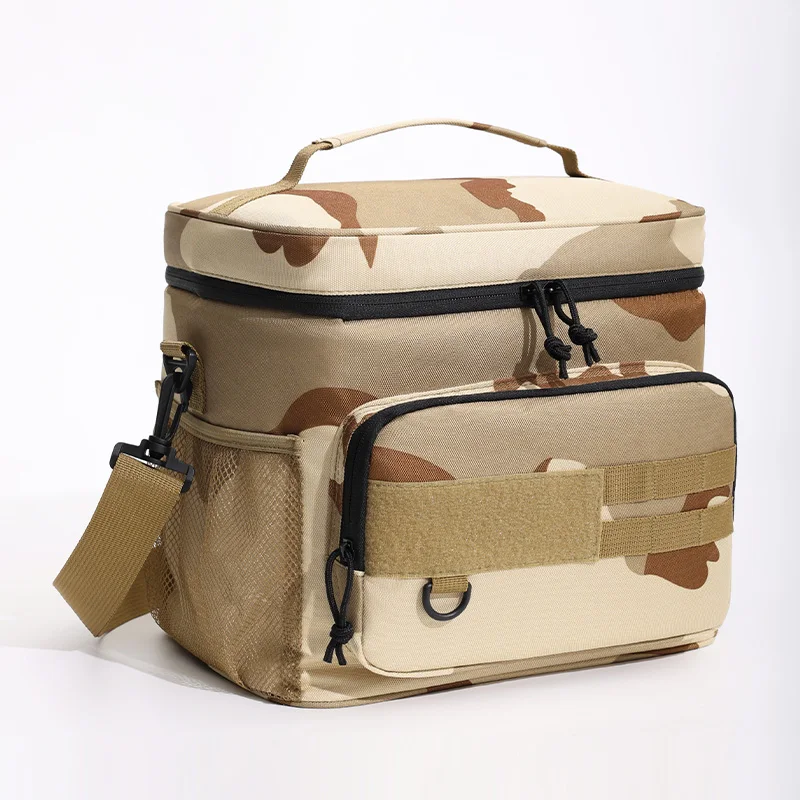 Tactical Cooler Bag Lunch Bag Insulated Lunch Bag Waterproof and Leakproof Refrigerated Bag Outdoor Picnic Refrigerated Bag