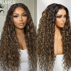 Perruque Lace Wig Body Wave naturelle-UNice, cheveux humains 3D, 13x4, pre-plucked, pre-Wiltshire, pre-cut, sans colle, pre-plucked, prêt-à-porter, densité 250%
