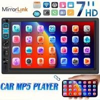 7-Inch HD Car Stereo Radio 2Din MP5 Multimedia Player with FM/ USB/ AUX, SD Function, Supporting Mirror Link, Car Stereo System