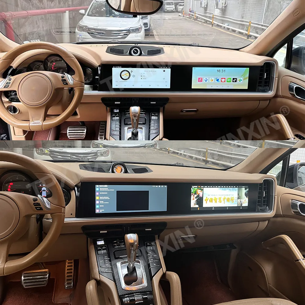 12.3 Multimedia Android Screen Car Radio For Porsche Cayenne 2010 2011 2012 2013 2014 2015 2016 2017 Upgrade 2024 GPS Head Unit