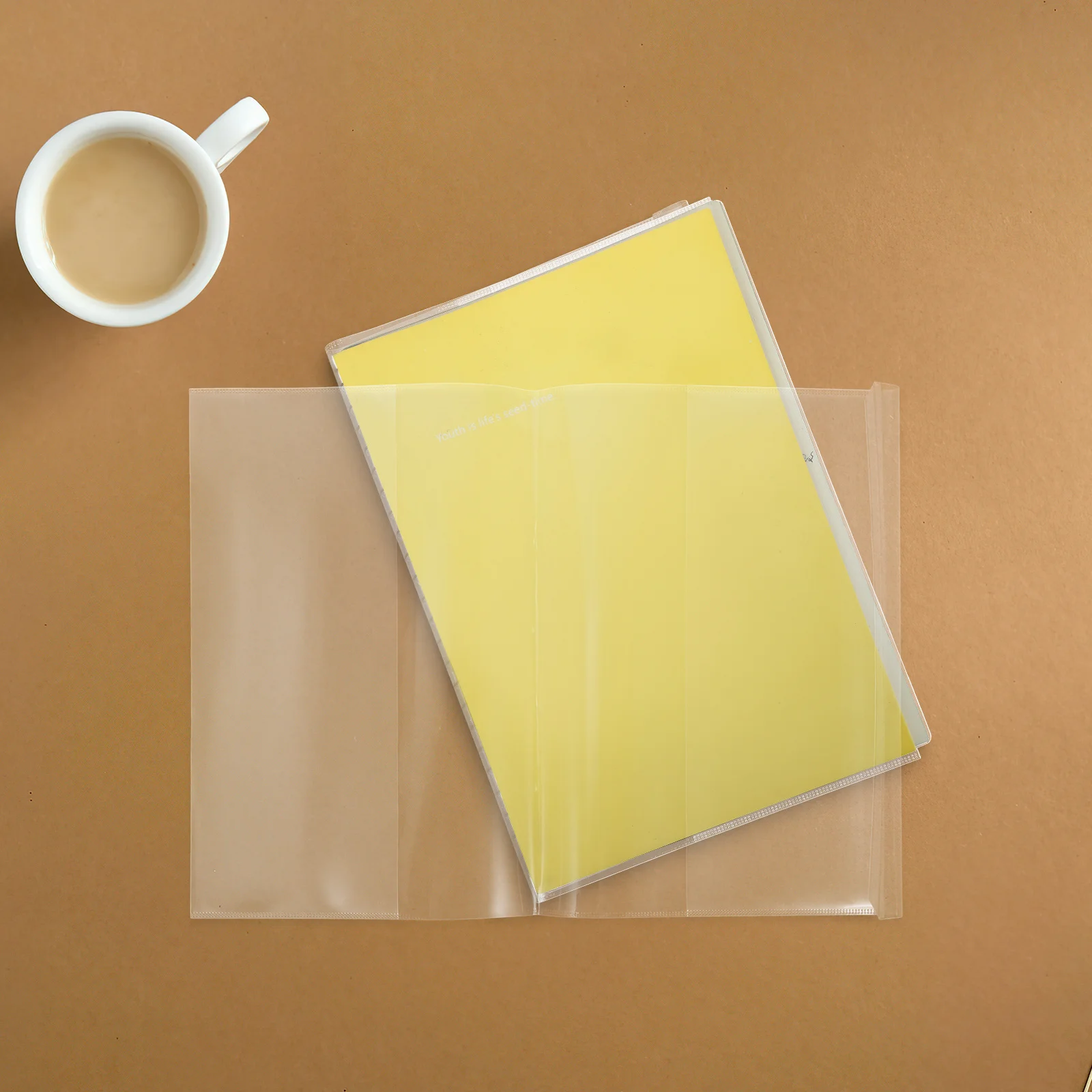 Custodia protettiva per copertina trasparente da 10 pezzi, larghezza regolabile, protezione per libri in plastica trasparente per libri di testo con copertina rigida