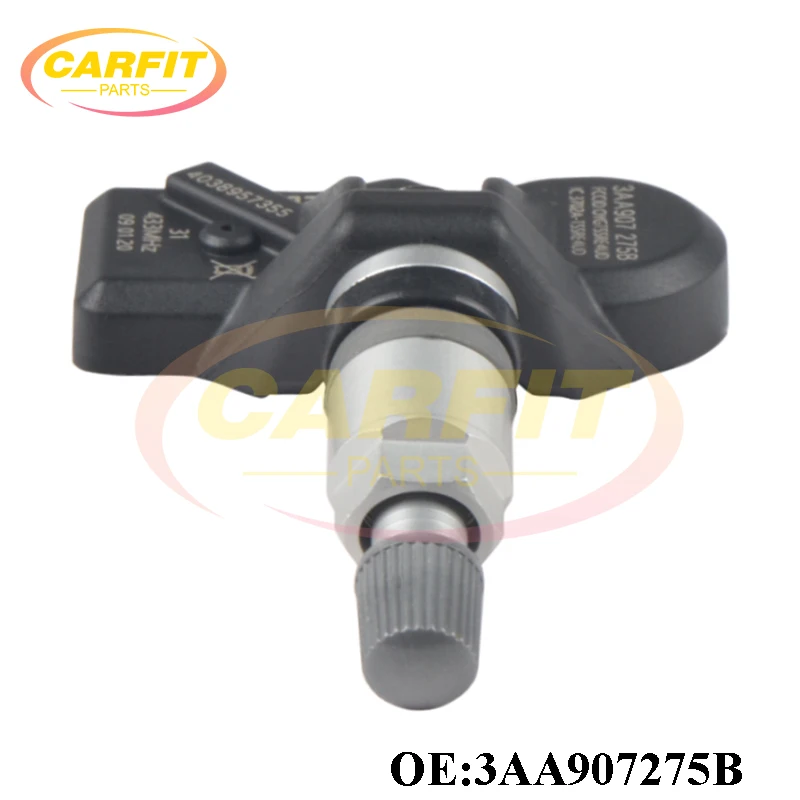 New OEM 3AA907275B 3AA907275 TPMS Tire Pressure Sensor 433MHZ For Volkswagen CC 11-17 Passat B6 10-15 Tiguan 12-21 Auto Parts