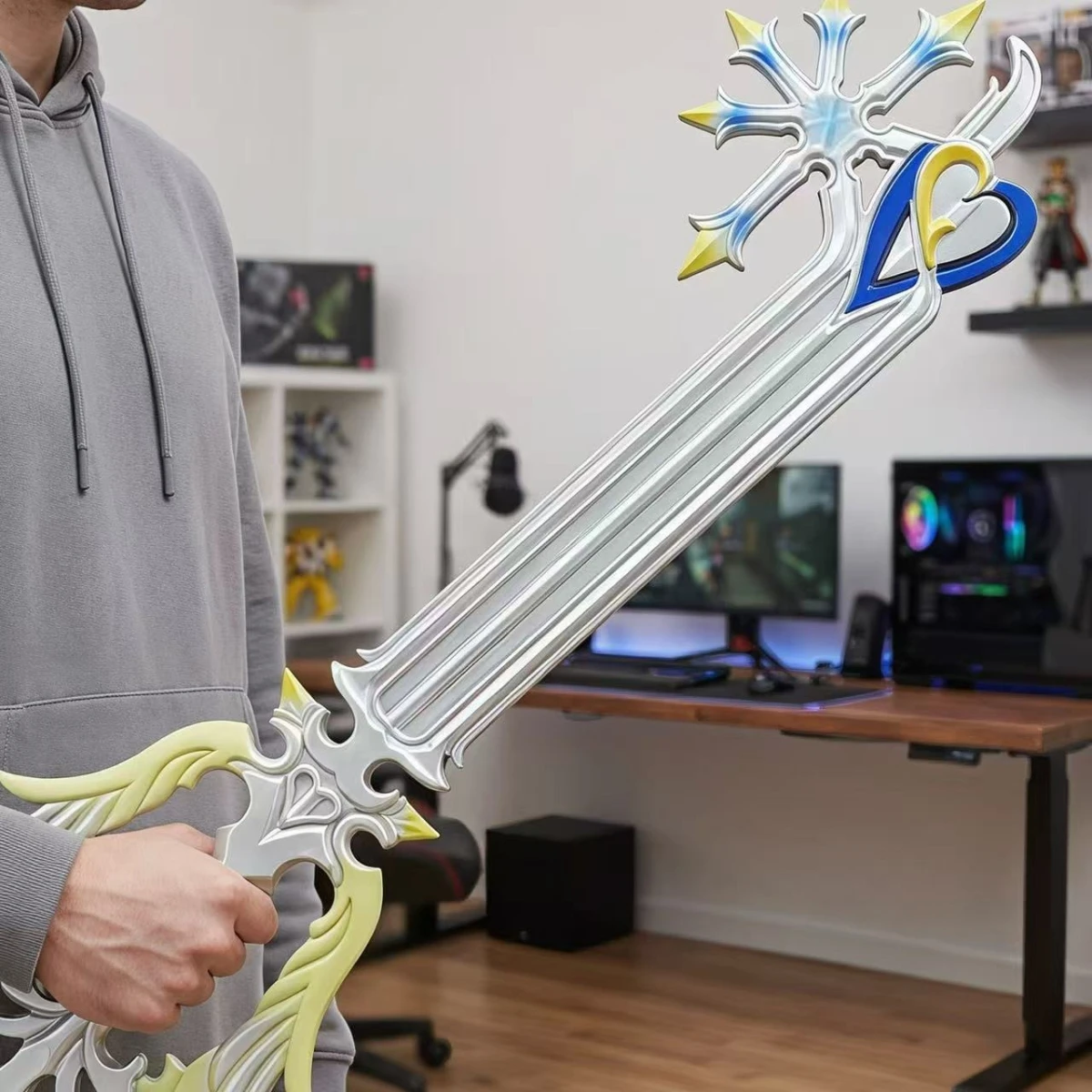 88cm Tamanho Real Kingdom Hear - Keyblade Cosplay Prop avaliação e preço