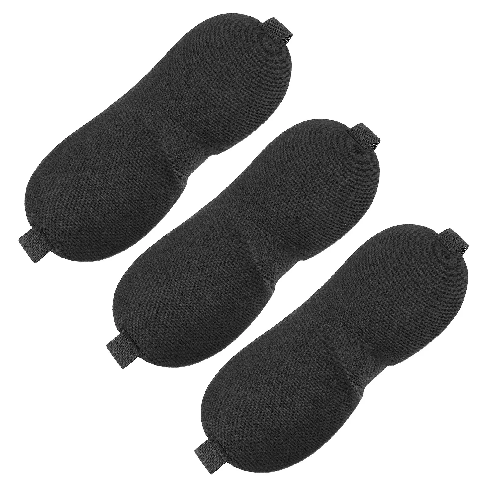 3Pcs Sleep Eye Masks Breathable Comfortable Nap Blindfolds Relax Eye Fatigue Improve Sleep Quality Traveling Eyes Patches
