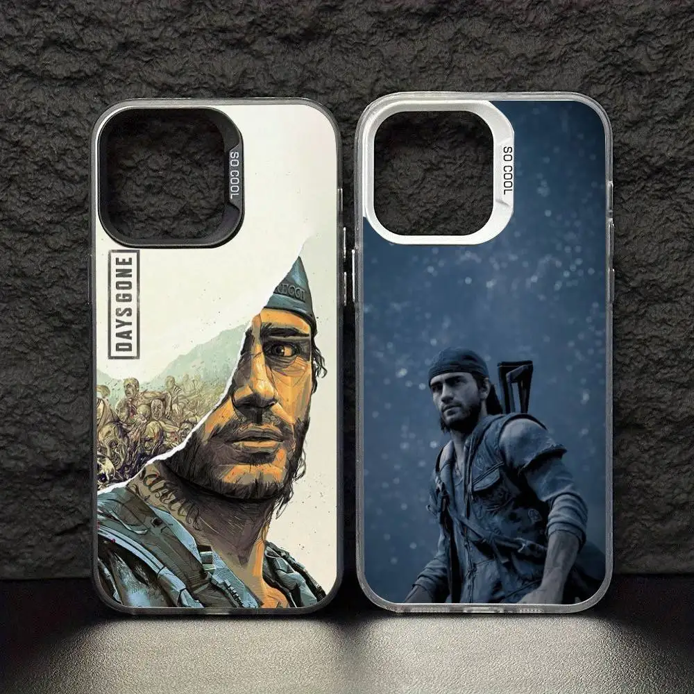 

Game D-Days Gone Deacon Phone Case Color Silver Shell For IPhone 17 16 15 14 13 12 11 Pro Max Plus