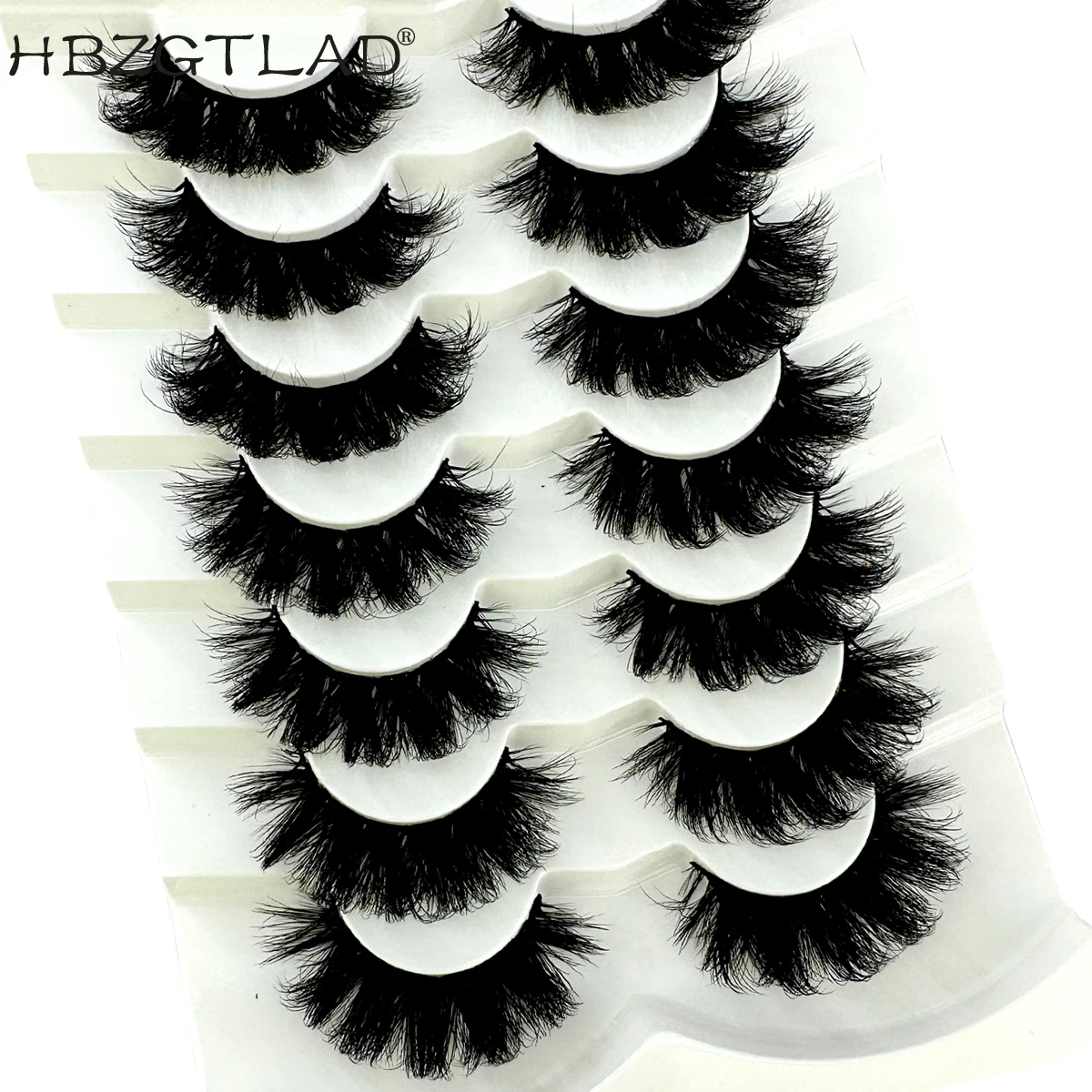 NEW 7Pairs Mink Lashes 3D Mink Eyelashes 100% Cruelty free Lashes Handmade Reusable Fluffy Natural Eyelashes False Lashes Makeup