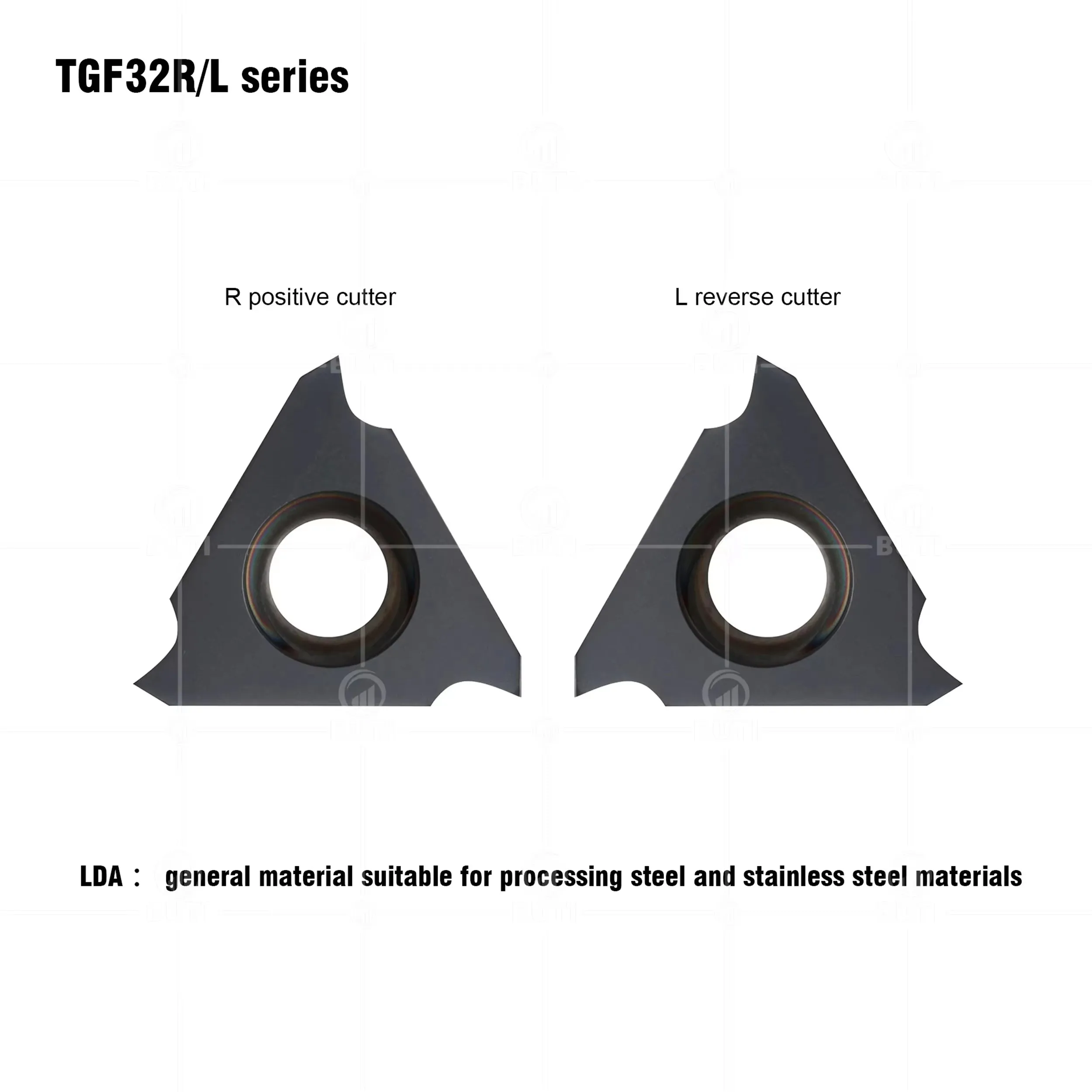 

DESKAR 100% Original CNC Lathe TGF32R/L 040 050 060 065 070 075 080 100 125 LDA Cardspring Vertical Shallow Groove Blades Tools
