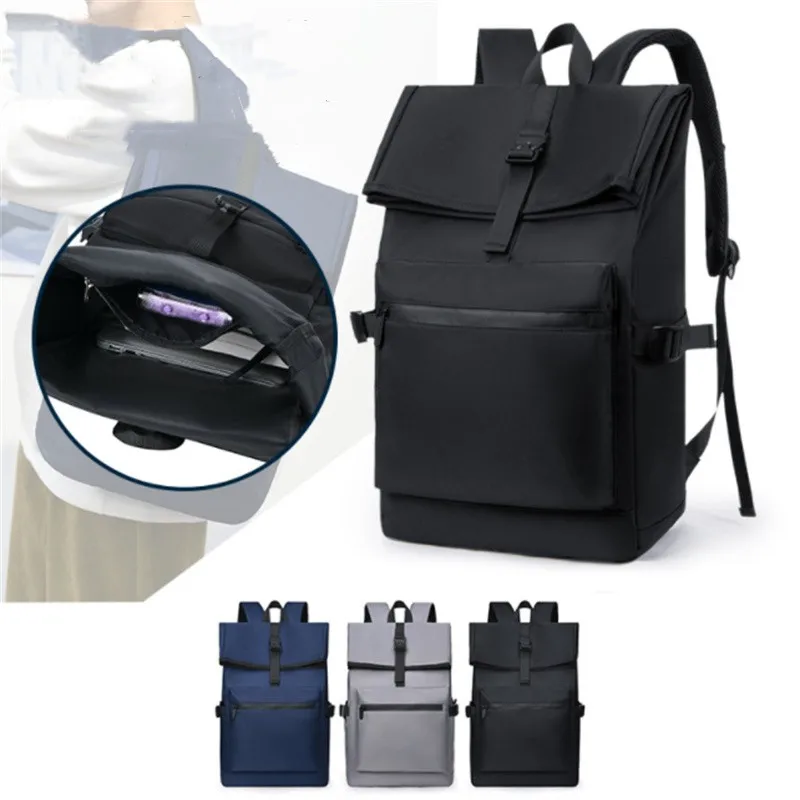 

Fashion Man Business Backpack Waterproof Book Bag Female Mochila Schoolbag for Teenage Travel 15.6 Inches Laptop Rucksack 2023