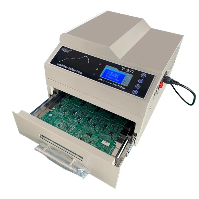 Oven Lead-free 220V IC Solder Heater Reflow Reflow T937 Infrared Oven  T-937 SMD BGA SMT Orignal 2300W