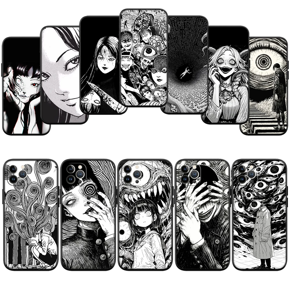 UN14 Horror Junji Ito Tomie Phone Case for Samsung Galaxy S20 S21 S22 Ultra FE + Plus A21S A22 A24 A25 A26 A30 A30S A31
