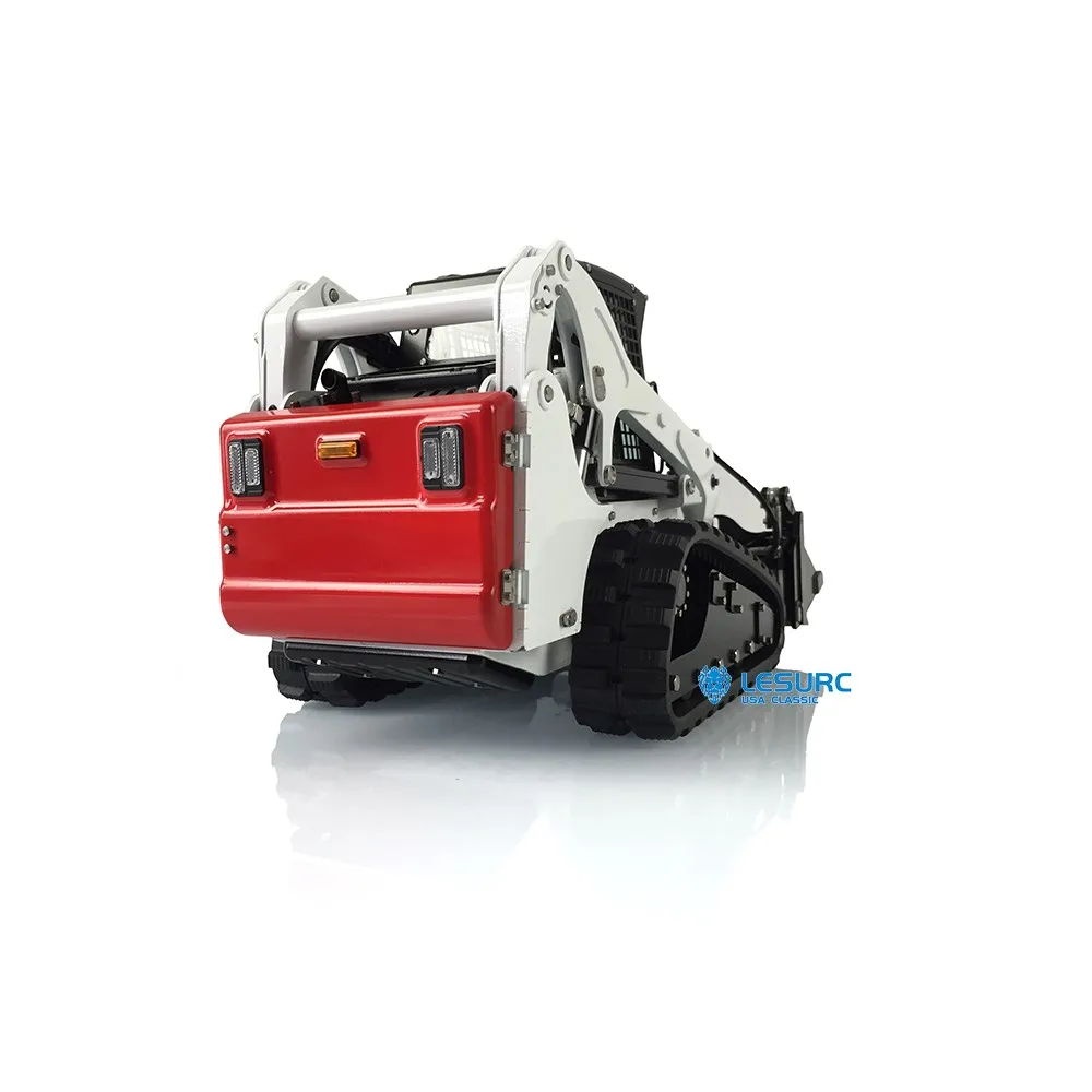 LESU 1/14 المعادن RC محمل هيدروليكي الزاحف Skid-Steer Aoue LT5 لتقوم بها بنفسك شاحنة التحكم عن بعد سيارة نموذج أضواء اللعب في الهواء الطلق