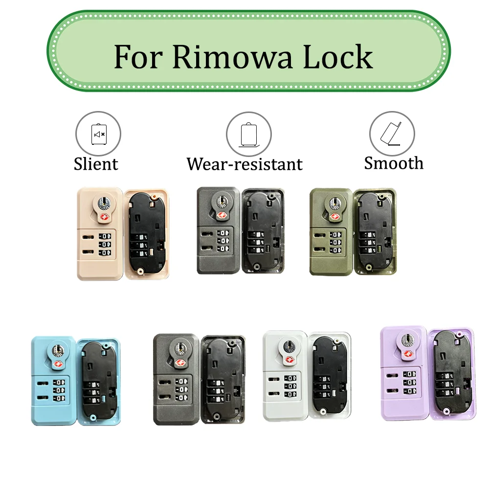 For Rimowa Essential006 code lock domestic box replacement 006 code lock color complete Travel Accessories PAssword Lock