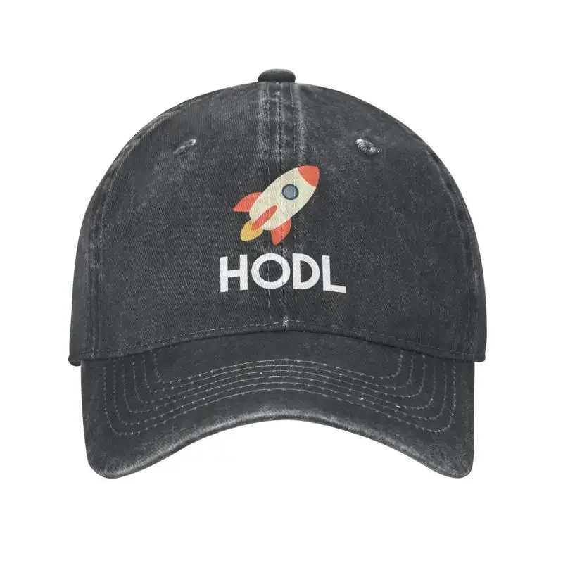 Custom Cotton Funny Cryptocurrency Hodl To The Moon Baseball Cap for Men Women Breathable Ethereum Dogecoin Btc Blockchain Hat