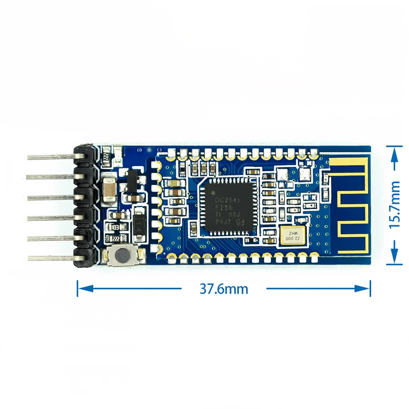 10PCS AT-09 Bluetooth 4.0 BLE module serial port leads to CC2541 compatible with HM-10 module connected to single chip