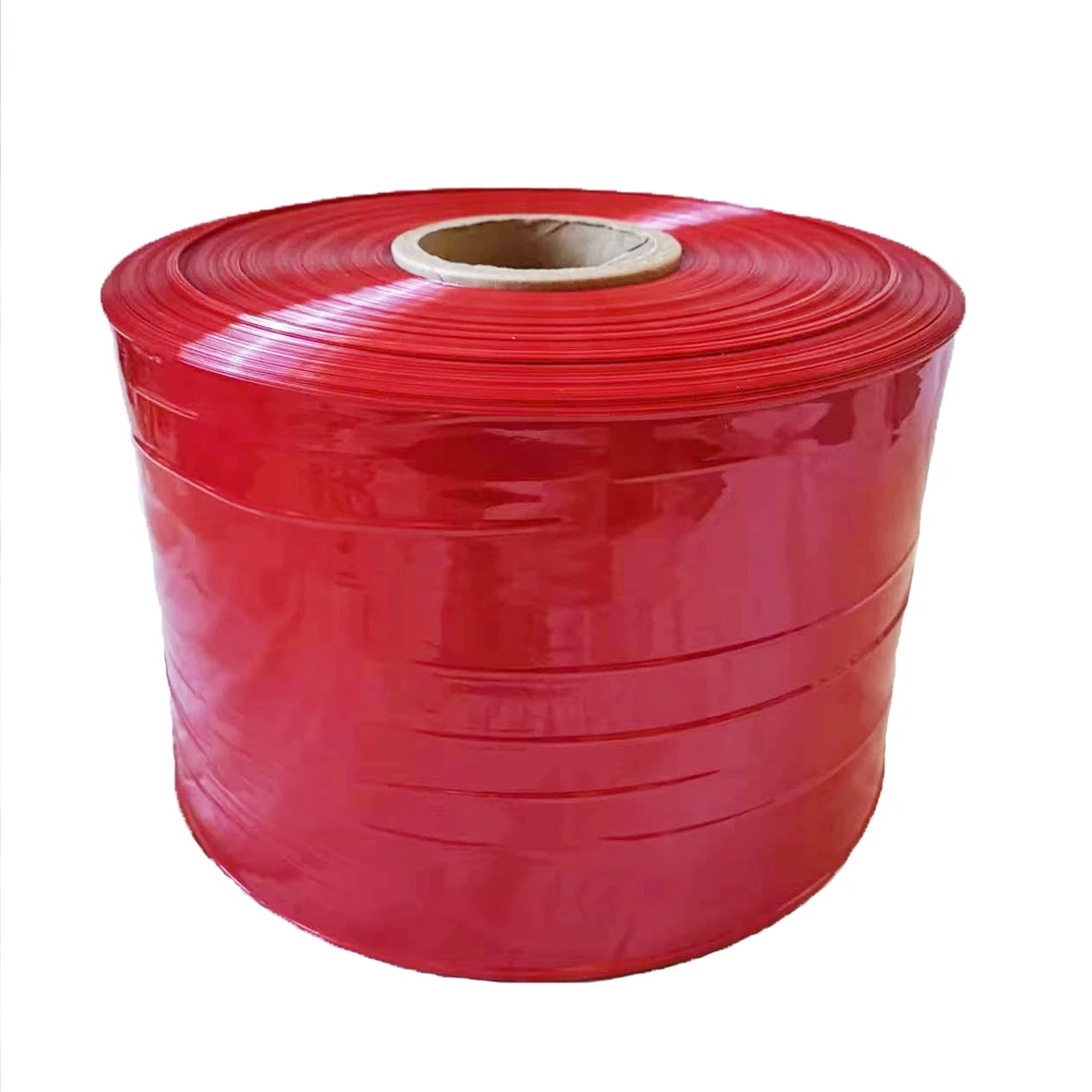 80Meters Large Width 180mm Red Plastic Casings for Sausage Shell Hot Dog Sausage Making Packing Tools Filling Machine Accessory