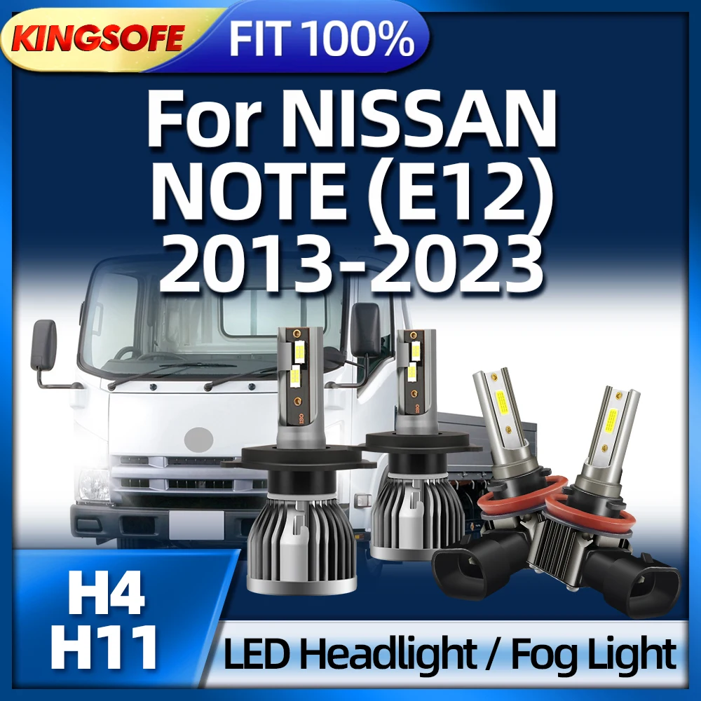 

KINGSOFE 110W Led Bulb Bright Light H4 H11 6000K For NISSAN NOTE (E12) 2013 2014 2015 2016 2017 2018 2019 2020 2021 2022 2023