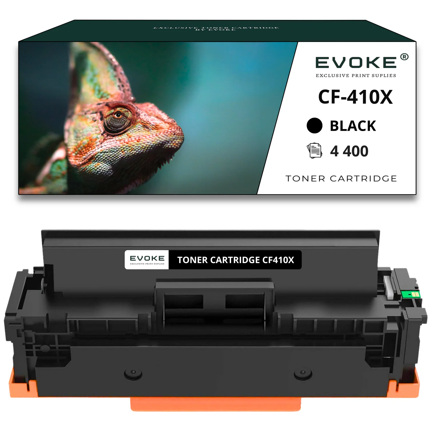 Evoke Compatibele Toner voor Hp I Canon Cf410X Cf-410X 410X Crg-046H Crg046H Zwart 6500 Pagina's Kleur Laserjet Pro M452Dn M452Dw M477Fdn M477Fdw; Canon I-Sensys Mf-732Cdw Mf-734Cdw