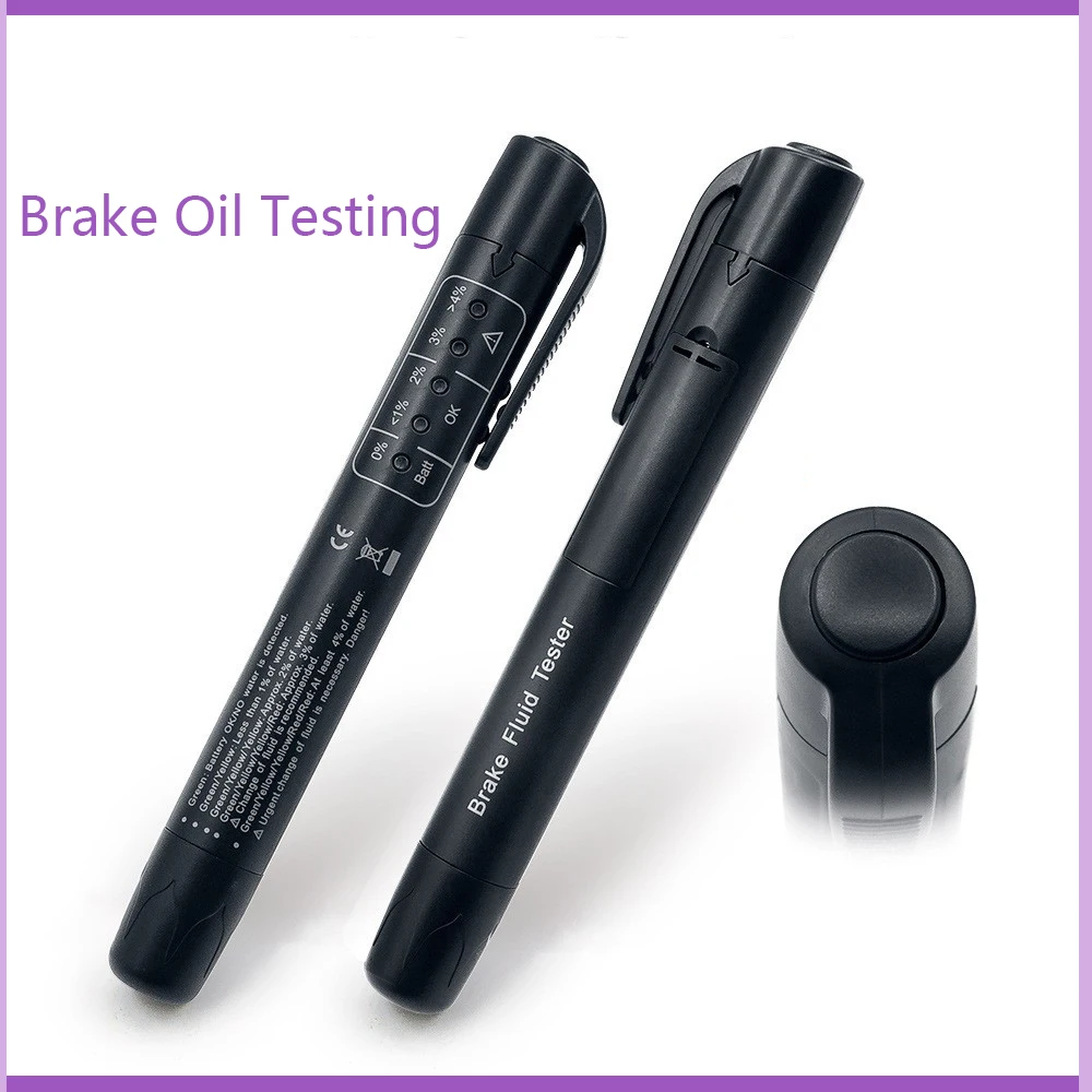 

Brake Fluid Tester Car Liquid testing With 5 LED Indicator Display for DOT3/DOT4 Car Diagnostic Check Pen 2024