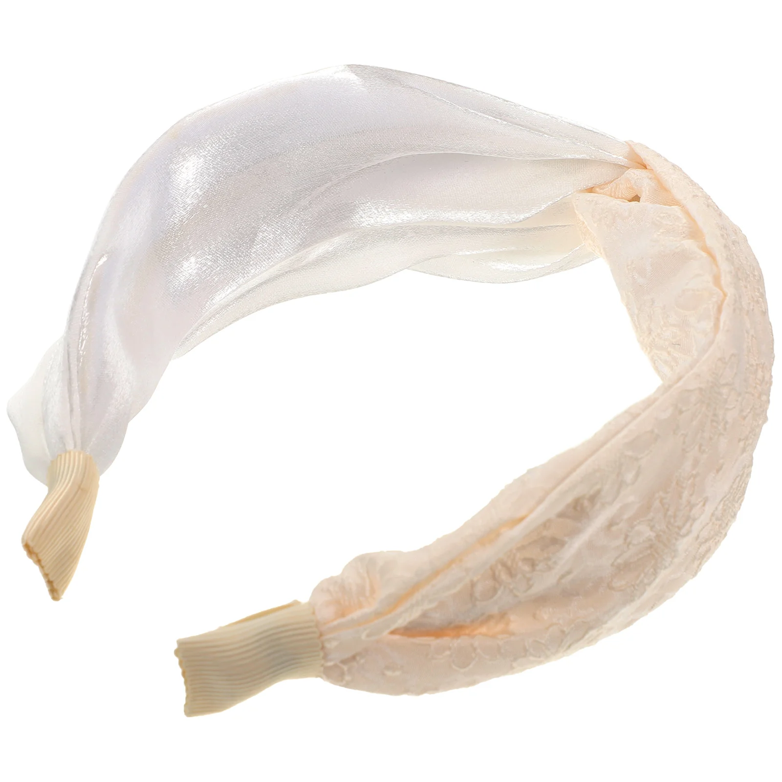 

Knot Headband Women Elegant Knotted Wide Cloth Embroidery Hairband for Daily Wear Parties Girls Stylish Comfort Practical