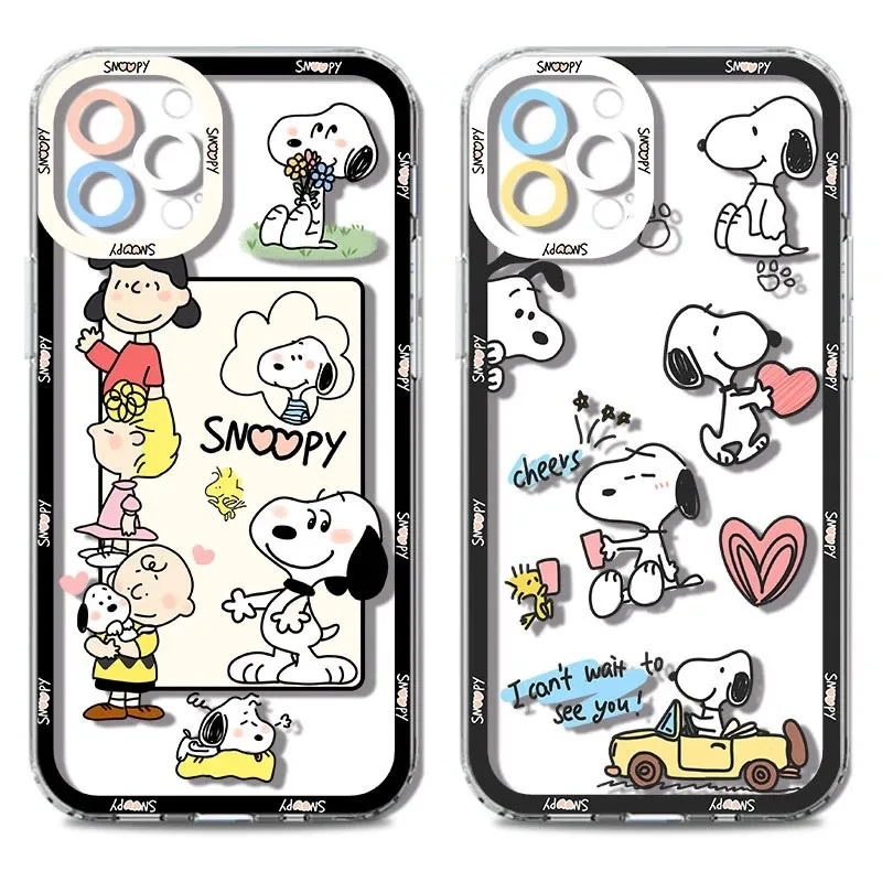 Lovely S-Snoopys Phone Case For Xiaomi 13T 12T 11T 10T 14 13 12 11 Lite 5G NE POCO F6 X6 Pro X3 NFC X5 X4 GT F3 F4 F5 M6 M5S C65