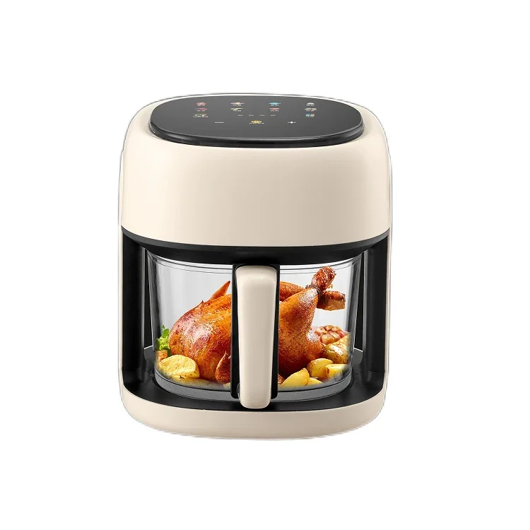Silver Crest Multi-Functional Kitchen Appliances Electric Air Fryer Air Deep Fryers With Visible Window