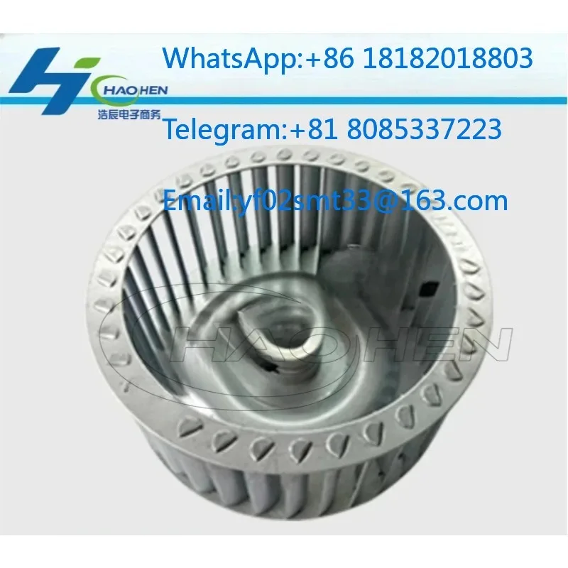 High Temp Double Inlet Multi-Vane Centrifugal Fan Wheel Galvanized Stainless Steel Oven Replacement Impeller