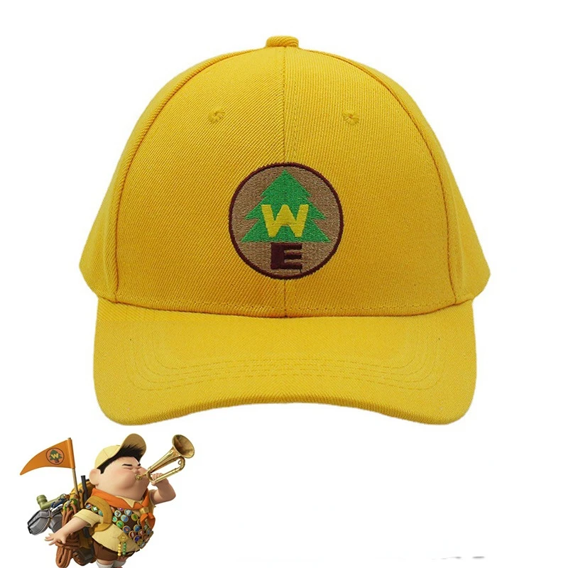 Anime Film Up Wilderness Explorer Russell We Embroidery Badge Baseball Cap Duck Tongue Hat Sunshade Hat Unisex