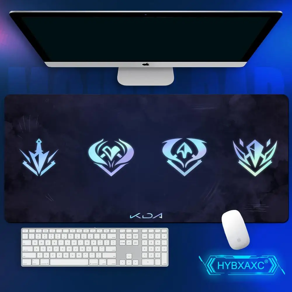 

Gaming Mouse Pad LOL KDA Akali Anime Table Pad Speed Soft Carpet XXL Laptop Office Accessories Lock Edge Keyboard Rubber Deskmat