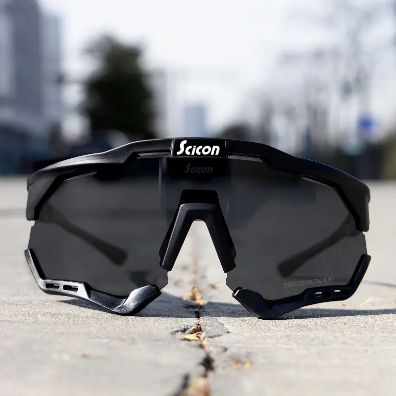 SCICON Cycling Glasses Photochromic Lens Outdoor Sports Sunglasses Mountain Bike Road Bicycle Men Women Cycling Eyewear