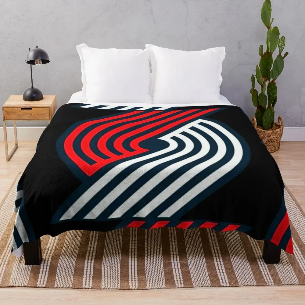 

Portland Blazers Throw Blanket Polar Personalized Gift Loose Cute Plaid Blankets