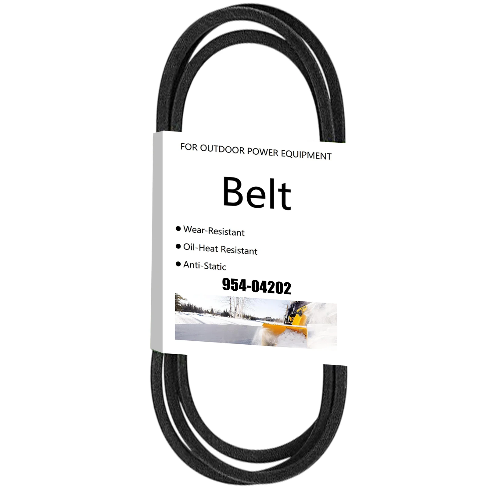 954-04204 754-04204 Auger V Belt for Craftsman Husky MTD Troy-Bilt Yard Machines Yard Man Snowblower (1/2