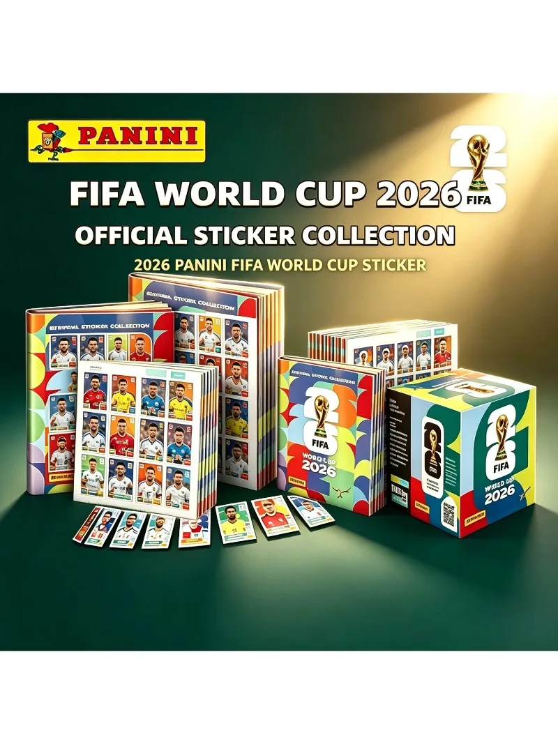 Panini 2026 FIFA World Cup USA Mexico Canada Sticker Collection fficial Licensed Soccer Album Stickers Fans Collectible Gift view 5
