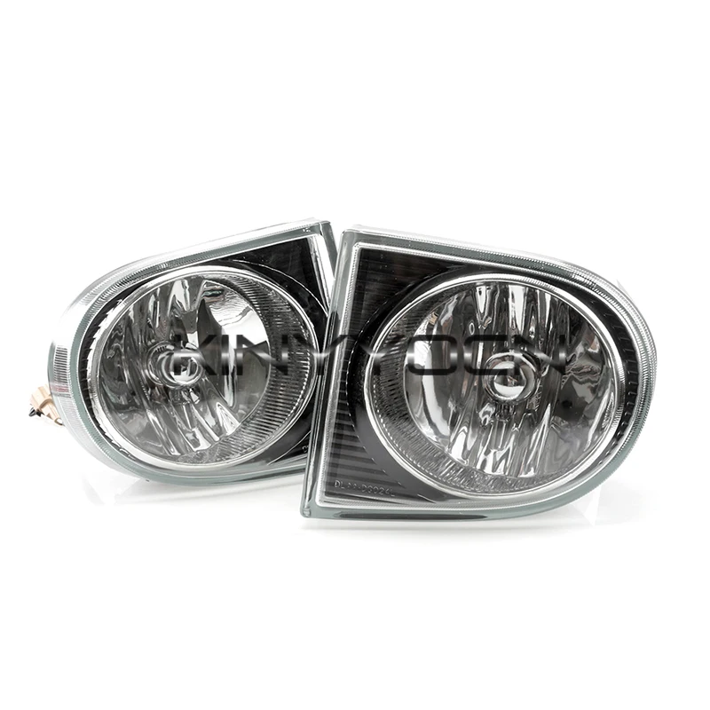 1 مجموعة المصد الأمامي الضباب ضوء المصباح لنيسان باترول 2001 2002 2003 2004 الجبهة مصباح قيادة مصباح إشارة